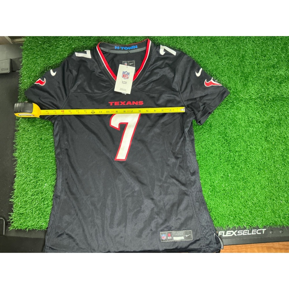 Nike Houston Texans CJ Stroud 7 Jersey Womens Large Blue NFL Football New